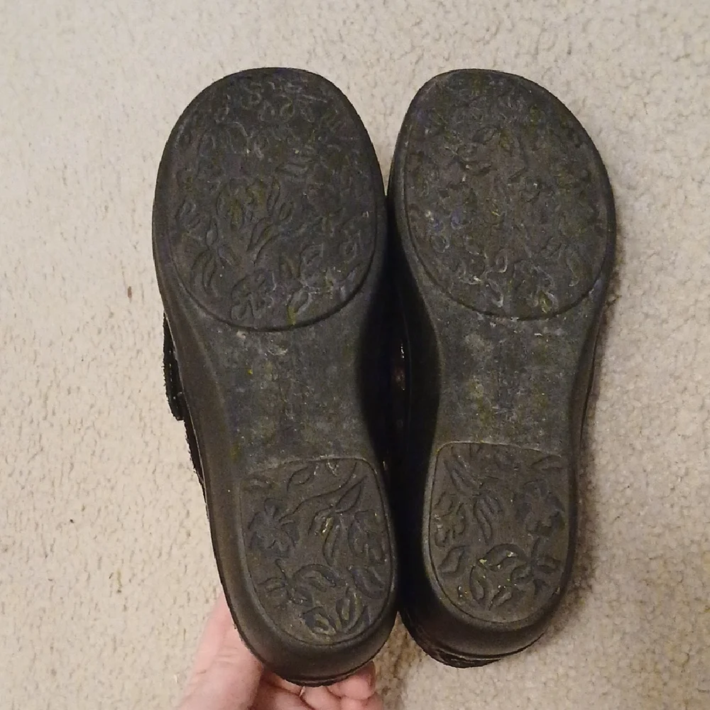 Alegria Lauryn Printed Nubuck Clogs Women's 8/38